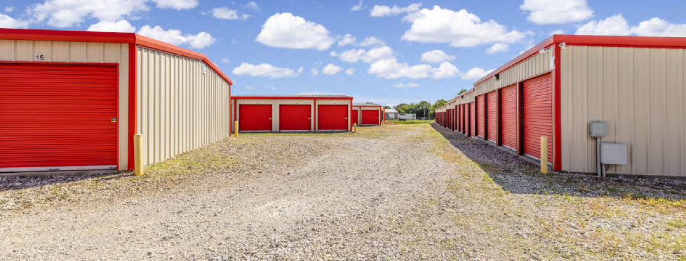 Secure drive-up self-storage units at Athens Secure Storage near Malakoff, TX, ideal for vehicle, boat, and RV storage in the Texas heat.